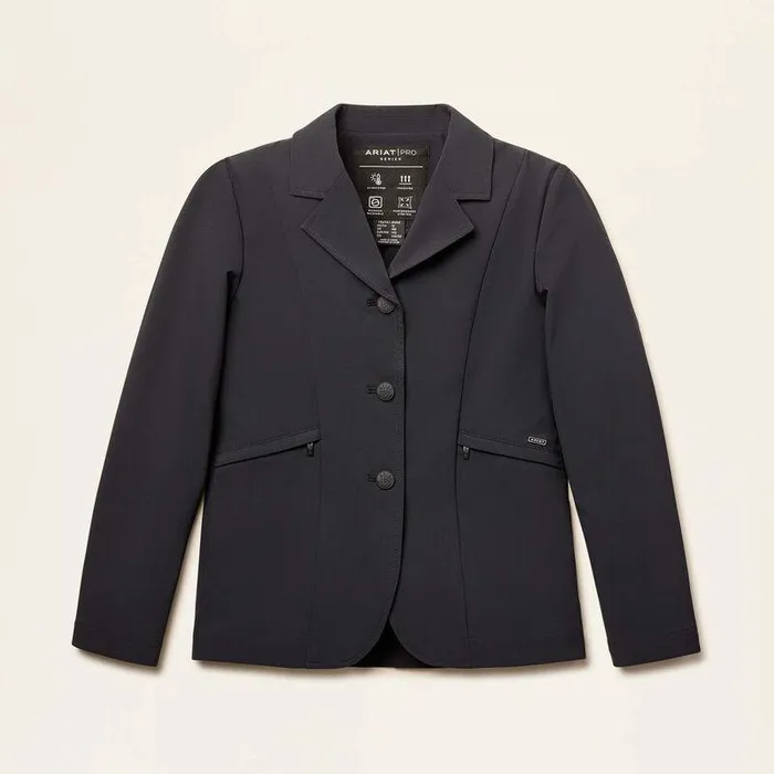 Kids Jackets and Vests Ariat Artico 20 Show Coat Black