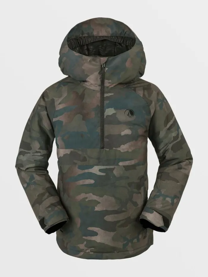 Kids Jackets Volcom Sluff Insulated Pullover 8211 Cloudwash Camo