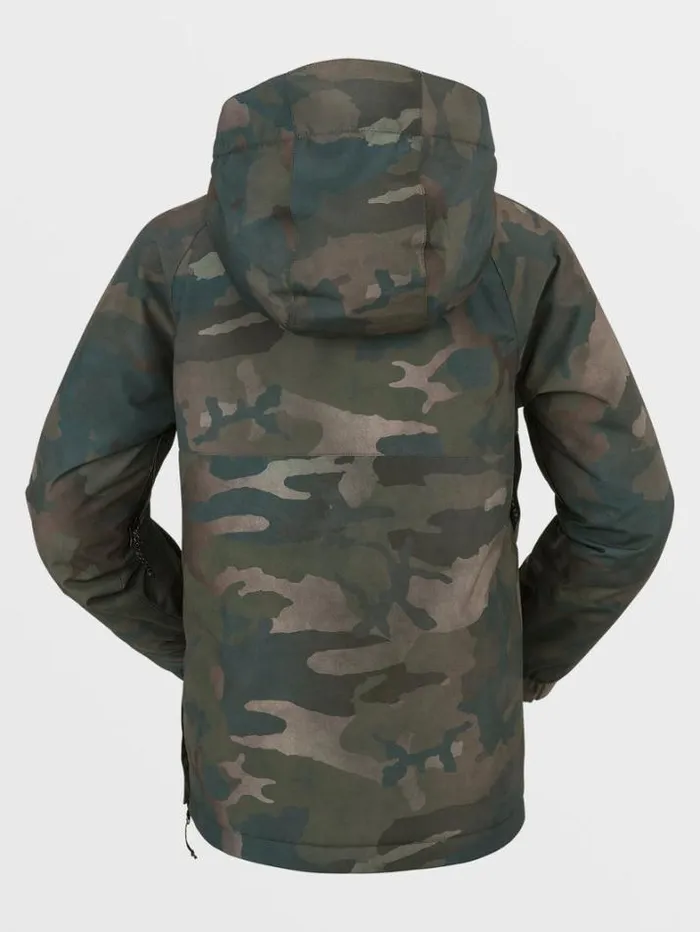 Kids Jackets Volcom Sluff Insulated Pullover 8211 Cloudwash Camo