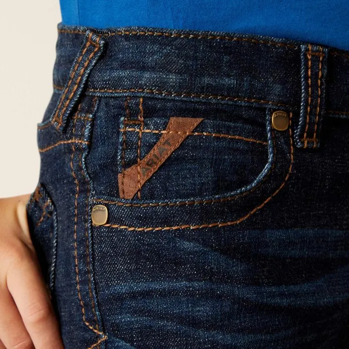 Kids Jeans Ariat B5 Slim Romeo Straight Leg Jeans Mineral Blue Kids Jeans Ariat B5 Slim Romeo Straight Leg Jeans Mineral Blue
