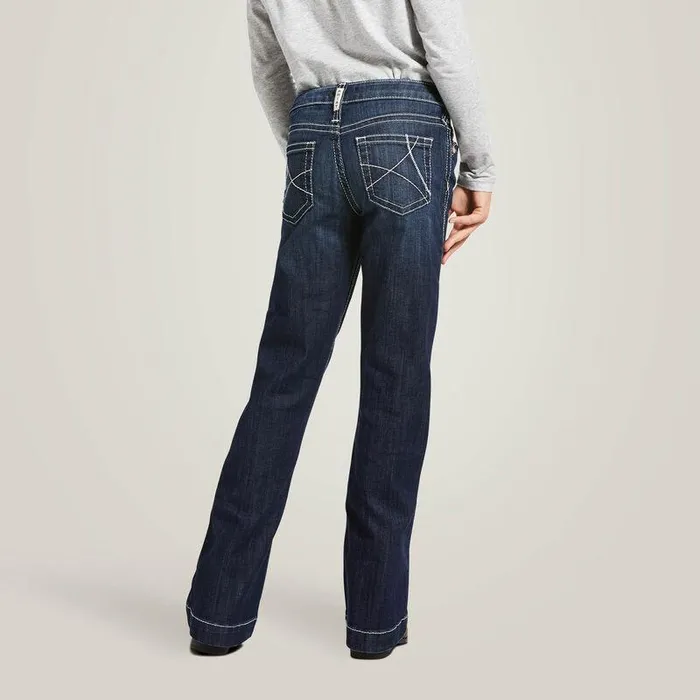 Kids Jeans Ariat Trouser Mid Rise Stretch Ella Wide Leg Jean Naomi Kids Jeans Ariat Trouser Mid Rise Stretch Ella Wide Leg Jean Naomi