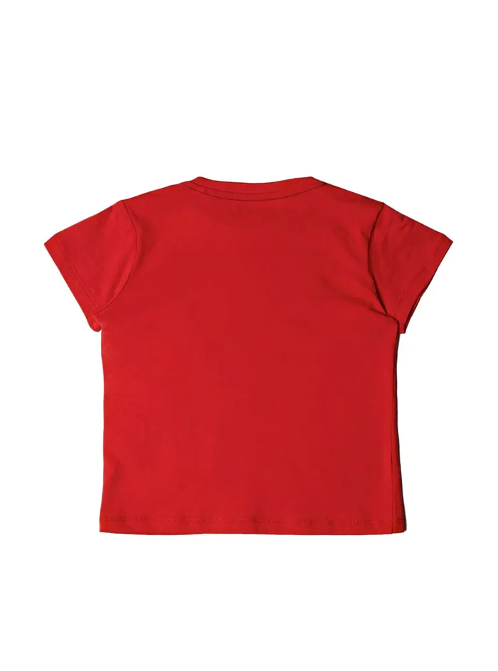 Kids Little Boy GUESS Red Logo Short Sleeve Tshirt 27 Kids Little Boy GUESS Red Logo Short Sleeve Tshirt 27