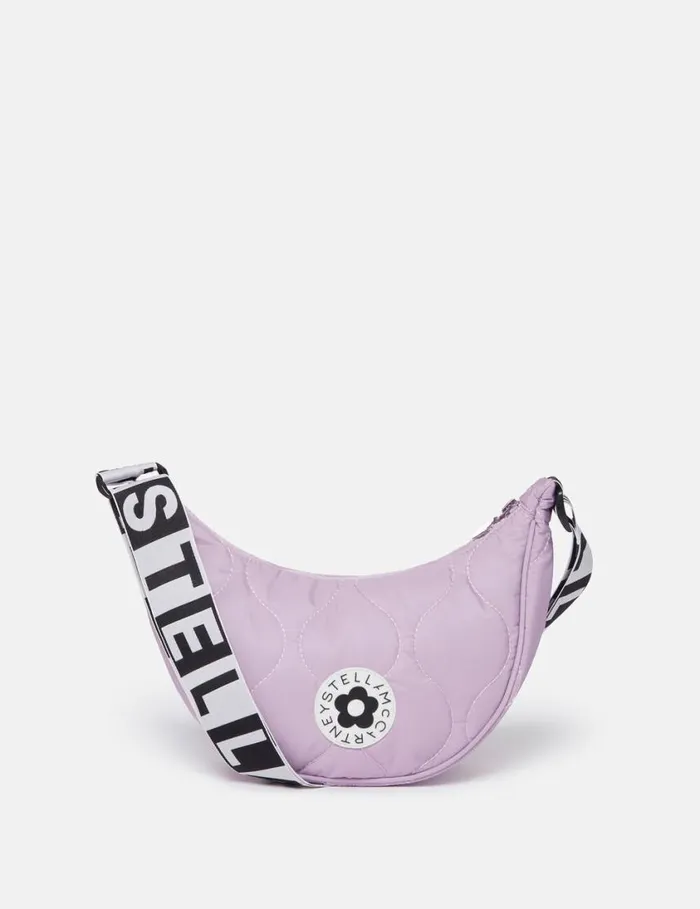 Kids Logo Strap Crossbody Bag Lavender Stella McCartney Shoes And Bags