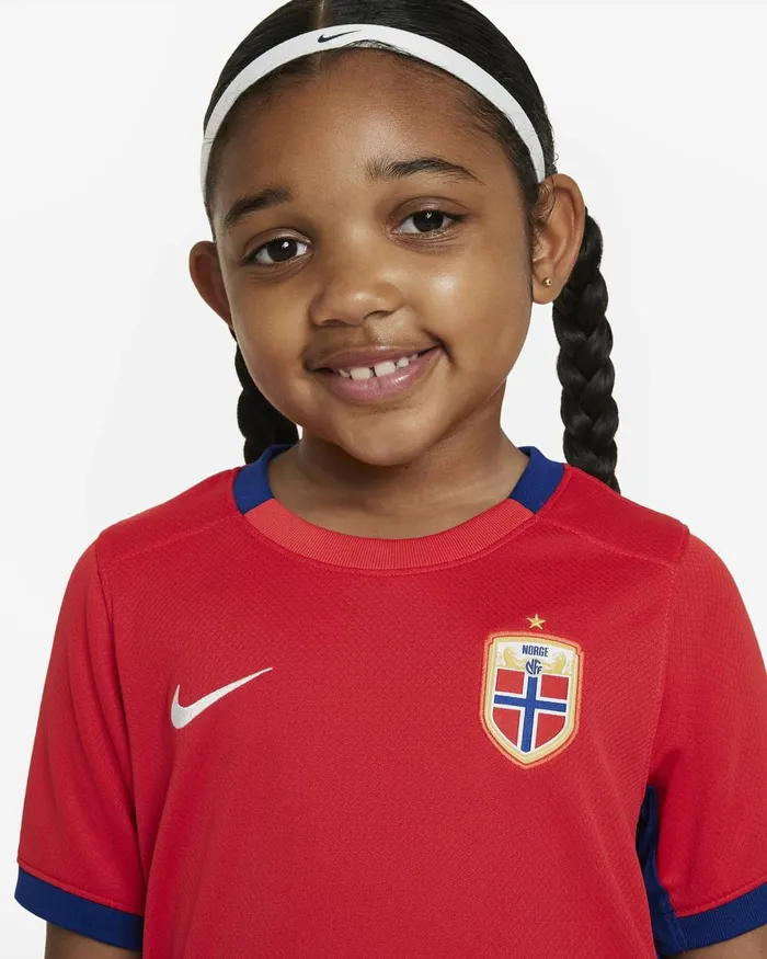 Kids Nike All Accessories And Equipment Norway 2023 Stadium Home Global Redglobal Bluewhite