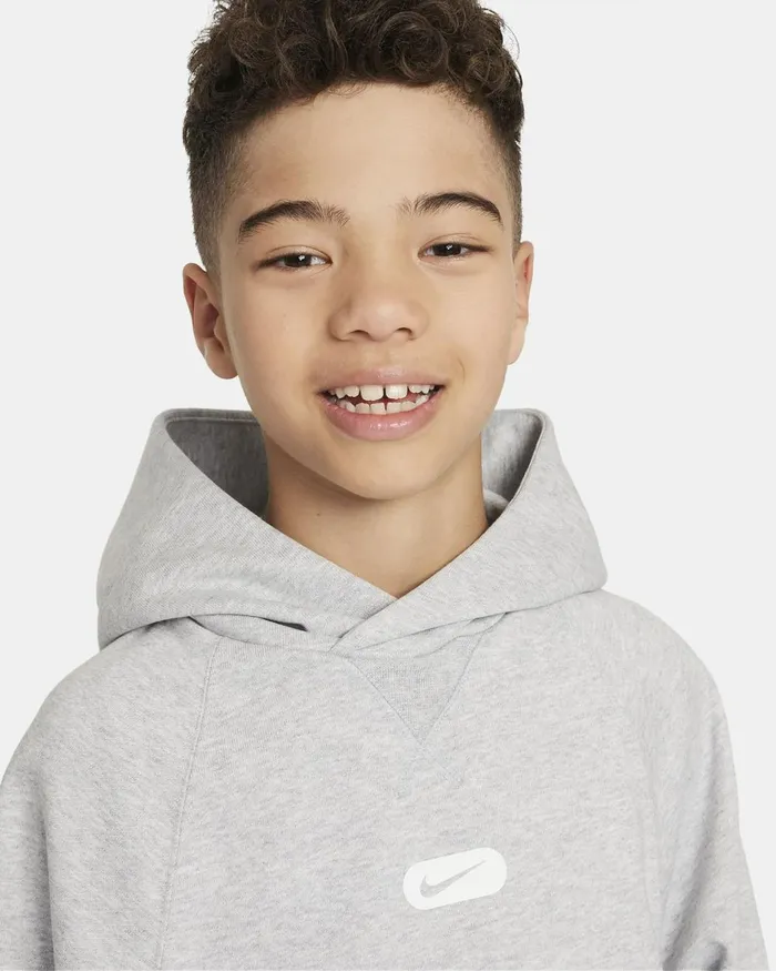 Kids Nike All Clothing DriFIT Athletics Light Smoke Greyheatherwhite