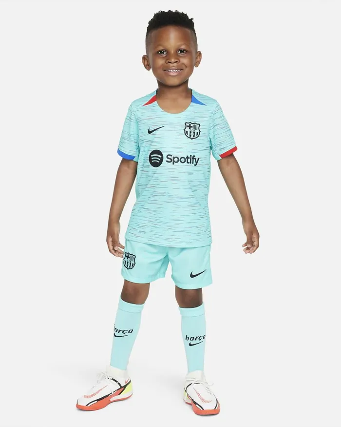 Kids Nike All Clothing FC Barcelona 202324 Third Light Aquaroyal Blueuniversity Redblack Kids Nike All Clothing FC Barcelona 202324 Third Light Aquaroyal Blueuniversity Redblack