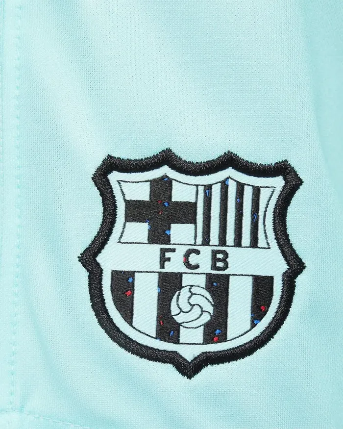 Kids Nike All Clothing FC Barcelona 202324 Third Light Aquaroyal Blueuniversity Redblack