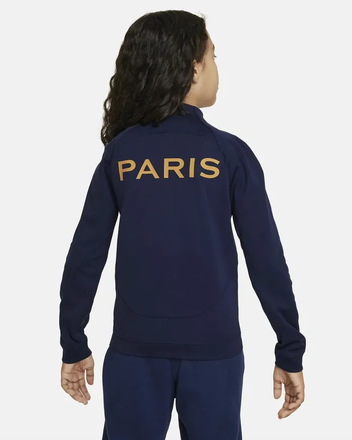 Kids Nike All Clothing Paris SaintGermain Academy Pro Home Blackened Bluegold Suede