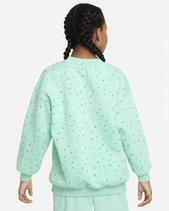 Kids Nike All Clothing Sportswear Club Fleece Emerald Riseclear Jade Ii