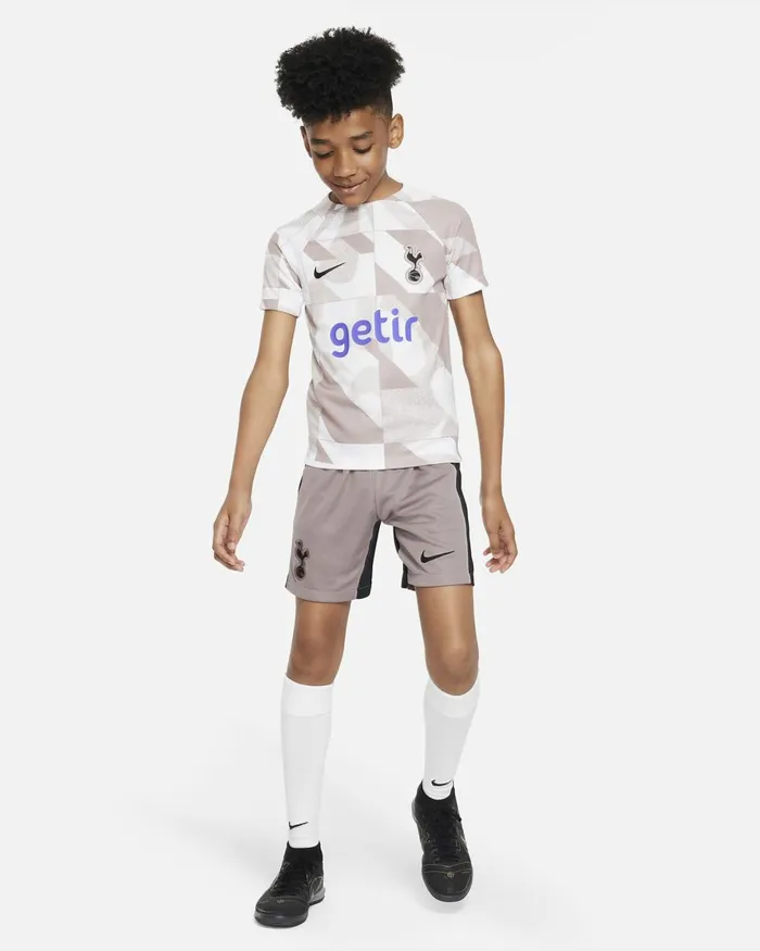 Kids Nike All Clothing Tottenham Hotspur 202324 Stadium Third Taupe Hazeblack