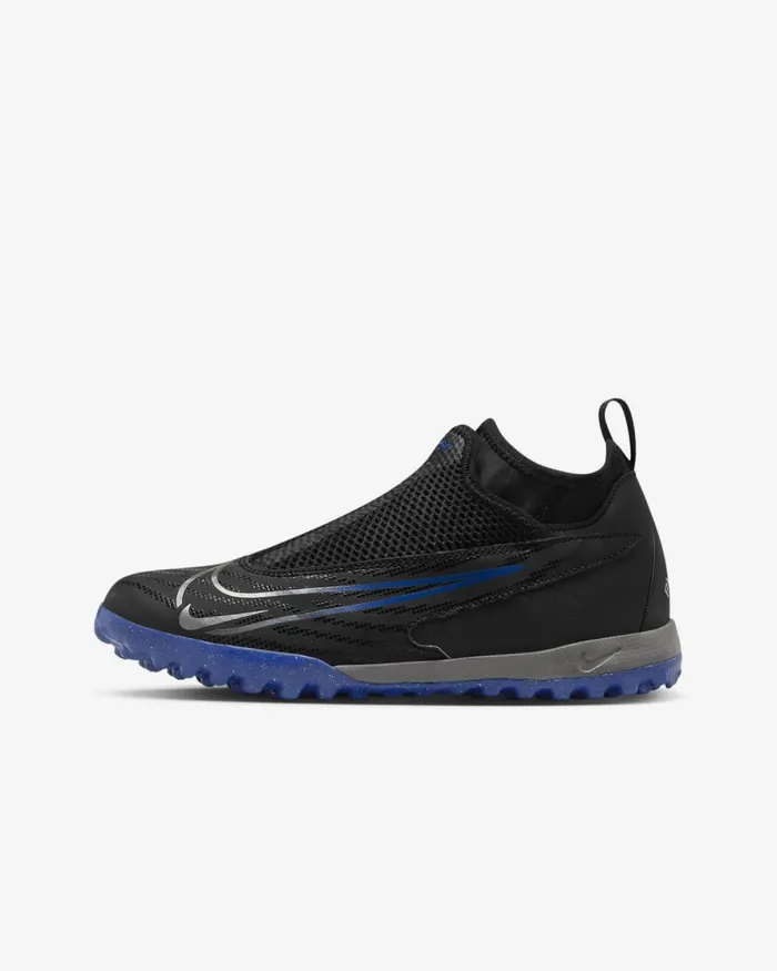 Kids Nike Football Jr Phantom GX Academy Blackhyper Royalchrome