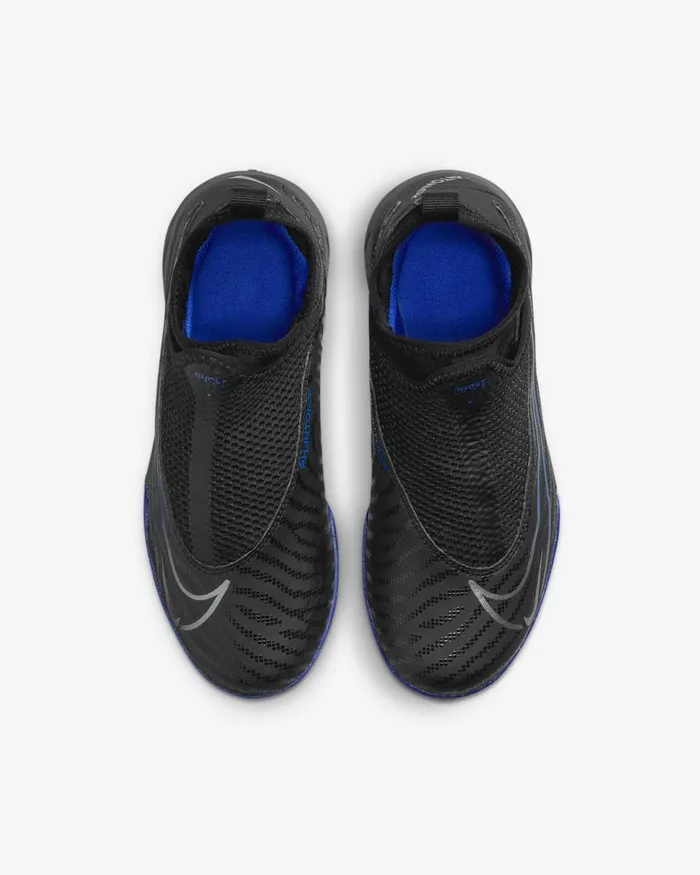 Kids Nike Football Jr Phantom GX Academy Blackhyper Royalchrome