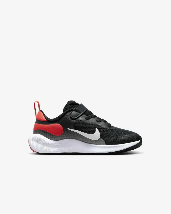 Kids Nike Running Revolution 7 Dark Obsidianbright Crimsonblackwhite
