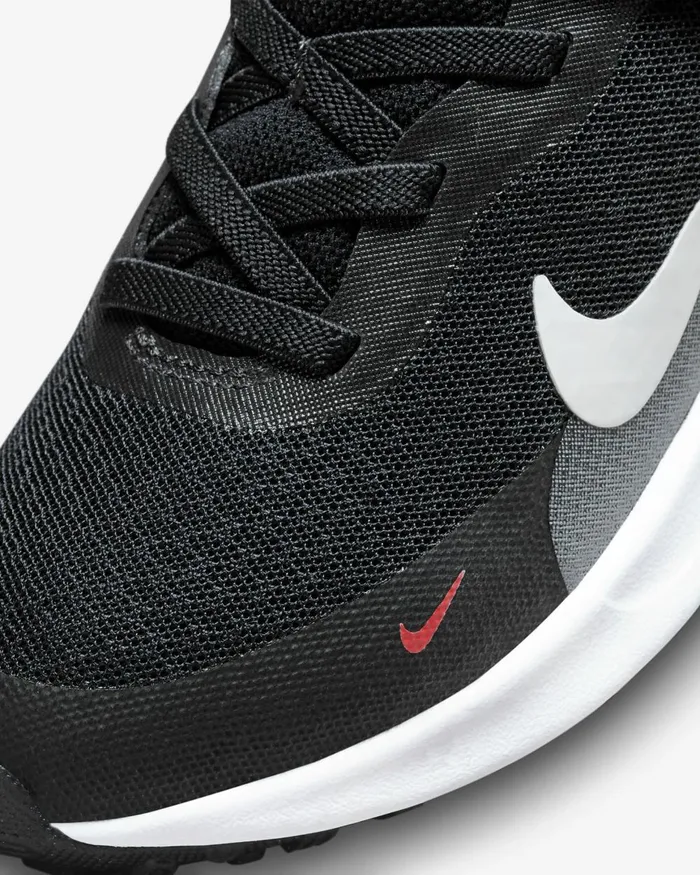 Kids Nike Running Revolution 7 Dark Obsidianbright Crimsonblackwhite