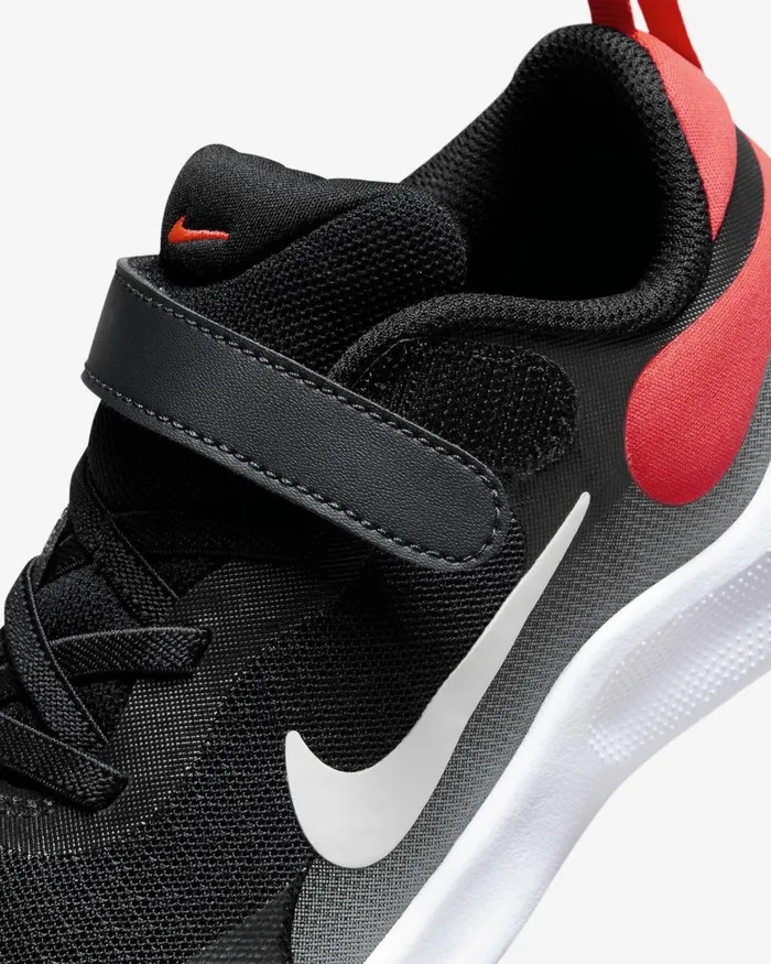 Kids Nike Running Revolution 7 Dark Obsidianbright Crimsonblackwhite