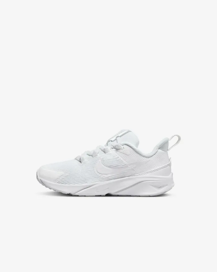 Kids Nike Running Star Runner 4 Whitewhitepure Platinumwhite