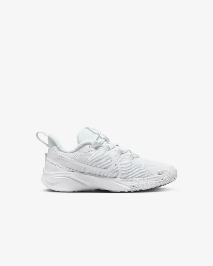 Kids Nike Running Star Runner 4 Whitewhitepure Platinumwhite