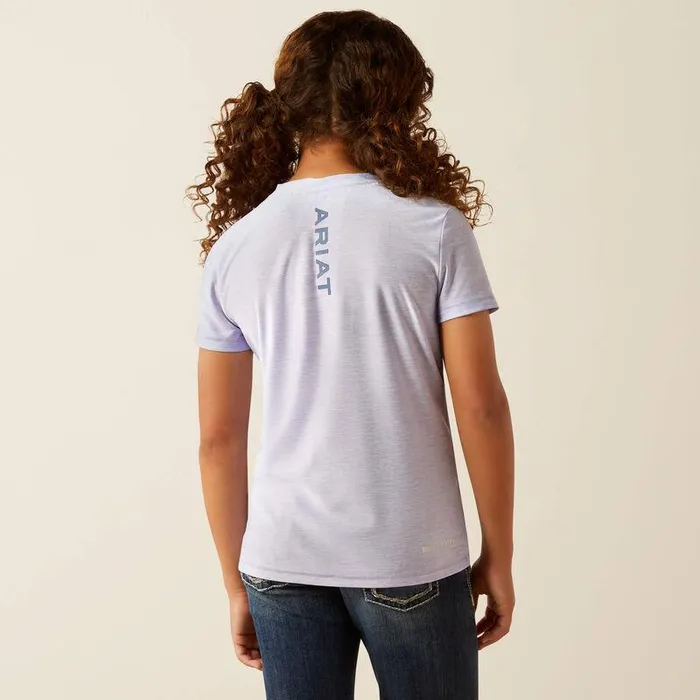 Kids TShirts and Polos Ariat Laguna TShirt Sweet Lavender Kids TShirts and Polos Ariat Laguna TShirt Sweet Lavender