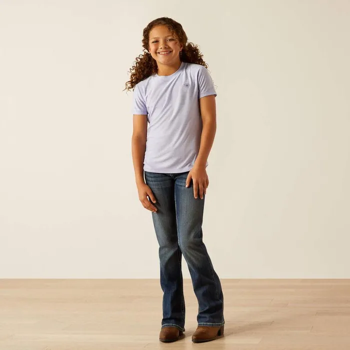 Kids TShirts and Polos Ariat Laguna TShirt Sweet Lavender Kids TShirts and Polos Ariat Laguna TShirt Sweet Lavender