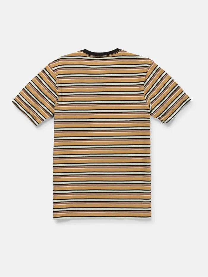 Kids TShirts and Tanks Volcom Big Boys Bright N Early Crew Short Sleeve Shirt 8211 Mustard