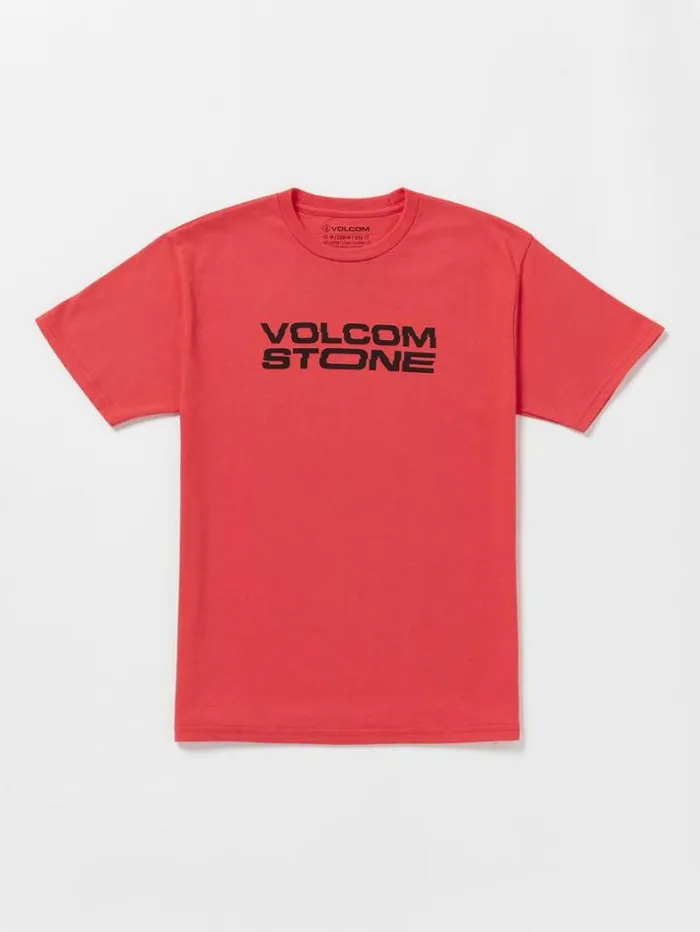 Kids TShirts and Tanks Volcom Big Boys Euroslash Short Sleeve Tee 8211 Flash Red