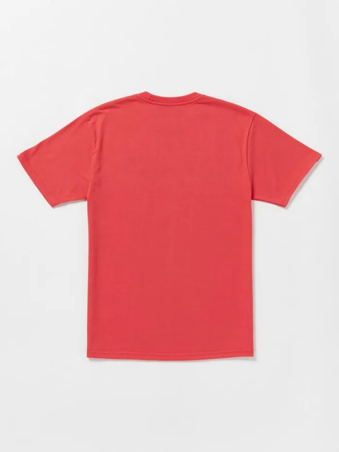 Kids TShirts and Tanks Volcom Big Boys Euroslash Short Sleeve Tee 8211 Flash Red
