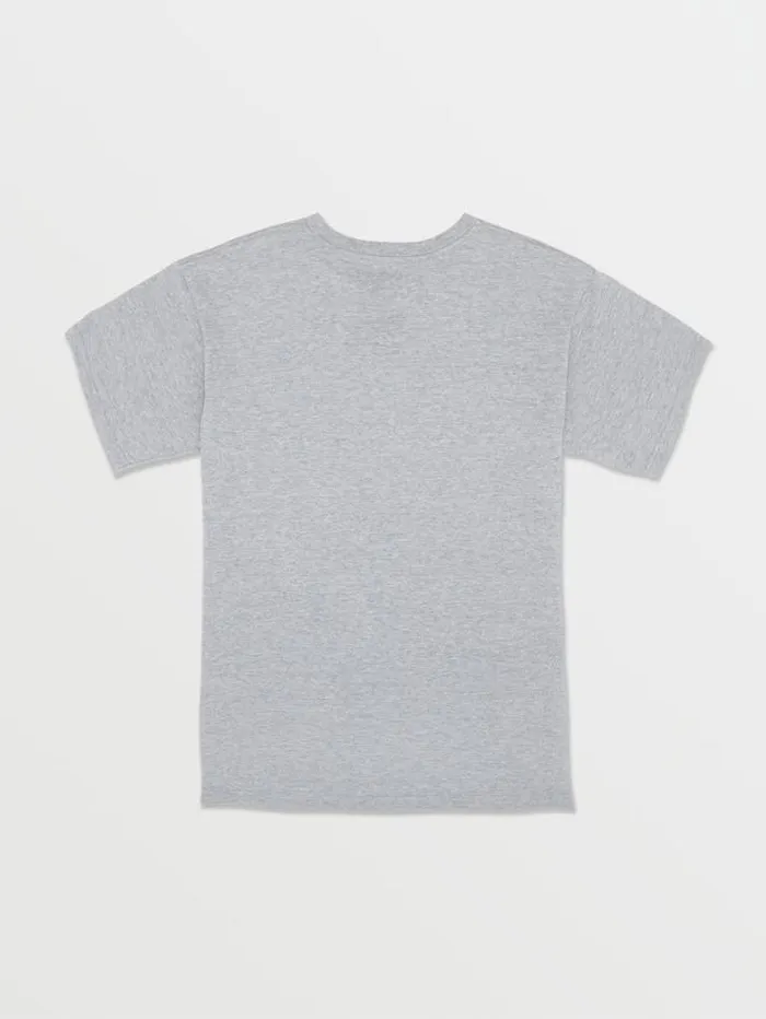 Kids TShirts and Tanks Volcom Little Boys Crisp Stone Short Sleeve Tee 8211 Heather Grey