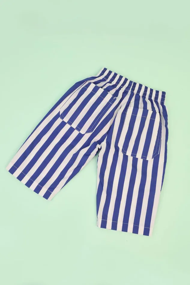 Kids Woodlea Trouser Blue Stripe Shop LF Markey Kids