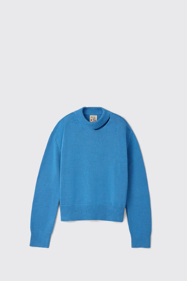 Knit Women Camper Melange Knit Sweater Blue Melange Knit Sweater Knit Women Camper Melange Knit Sweater Blue Melange Knit Sweater