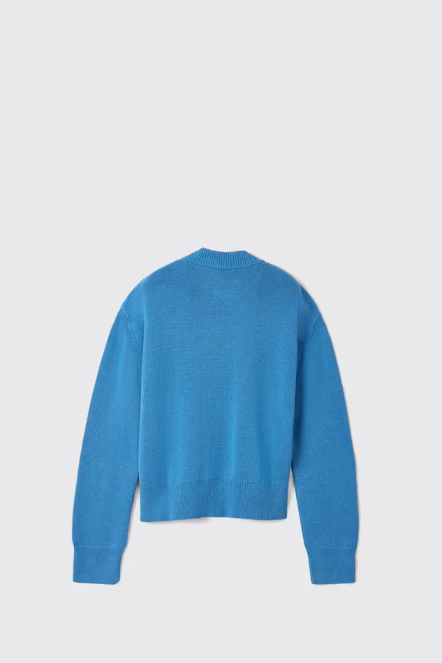 Knit Women Camper Melange Knit Sweater Blue Melange Knit Sweater Knit Women Camper Melange Knit Sweater Blue Melange Knit Sweater