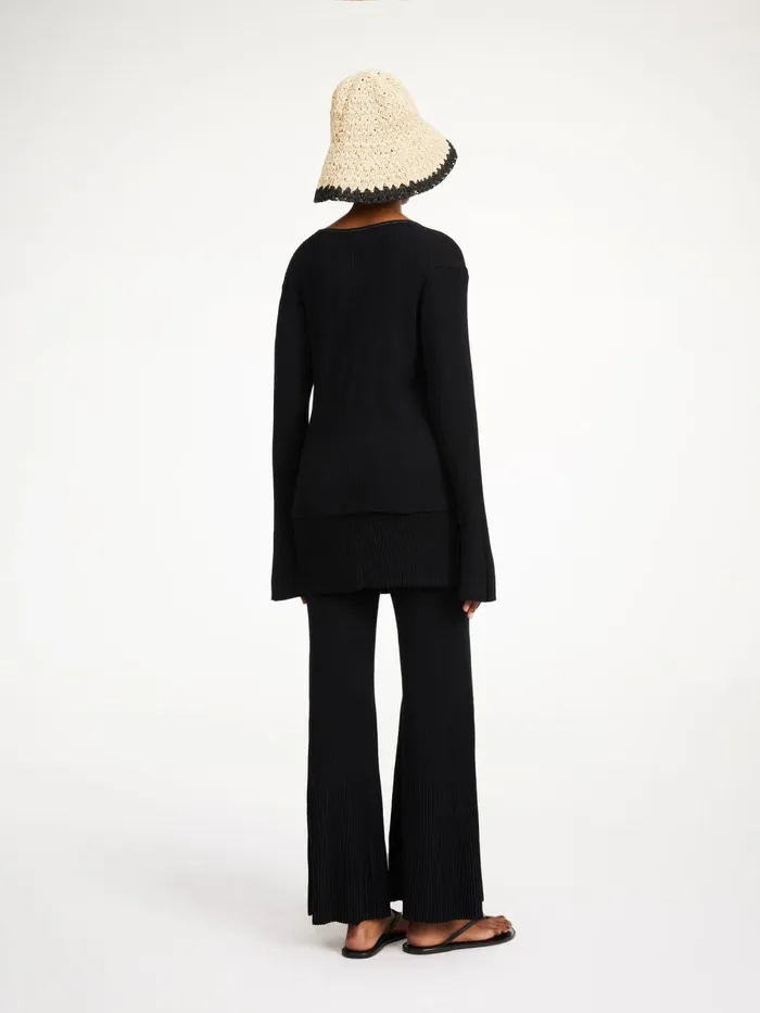 Knitwear Women By Malene Birger Cirella Cardigan Black Knitwear Women By Malene Birger Cirella Cardigan Black