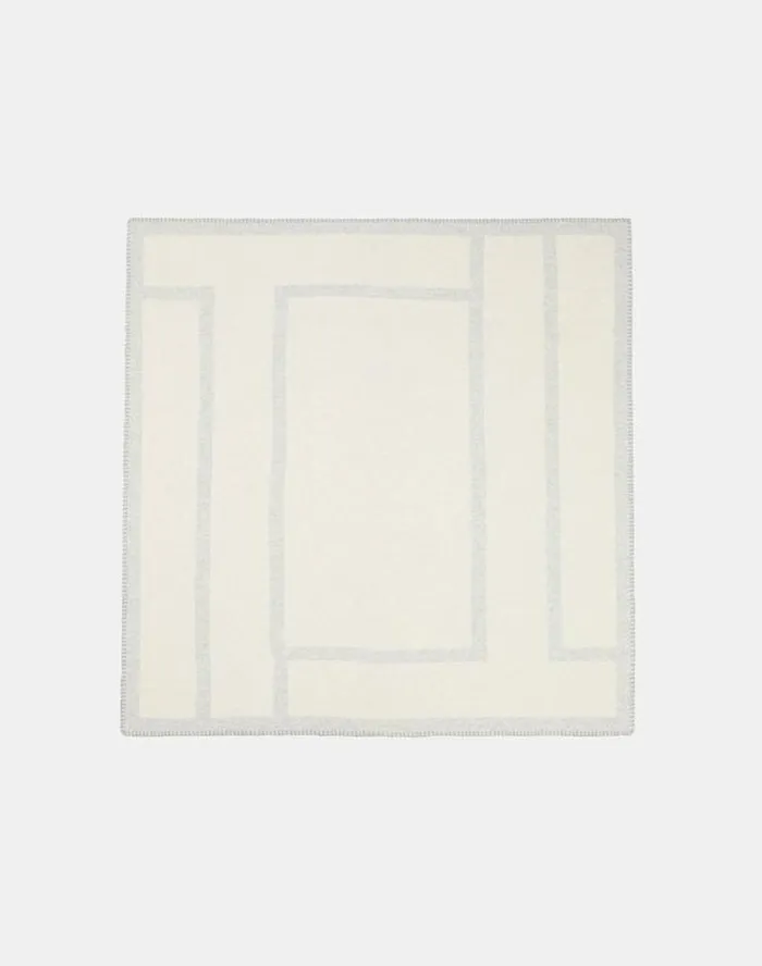 Lafayette 148 New York Cashmere Blanket Oatmeal Multi Accessories Winter Accessories