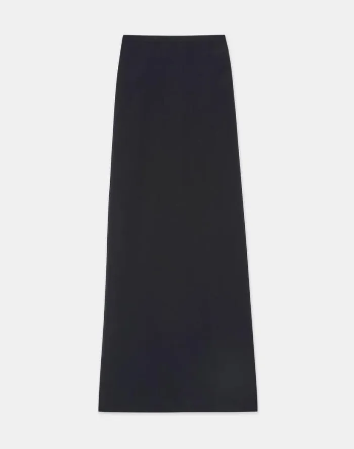 Lafayette 148 New York Organic Silk Stretch Crepe De Chine Skirt Black Ready To Wear Skirts Lafayette 148 New York Organic Silk Stretch Crepe De Chine Skirt Black Ready To Wear Skirts