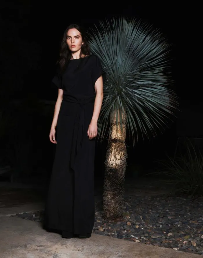 Lafayette 148 New York Organic Silk Stretch Crepe De Chine Skirt Black Ready To Wear Skirts