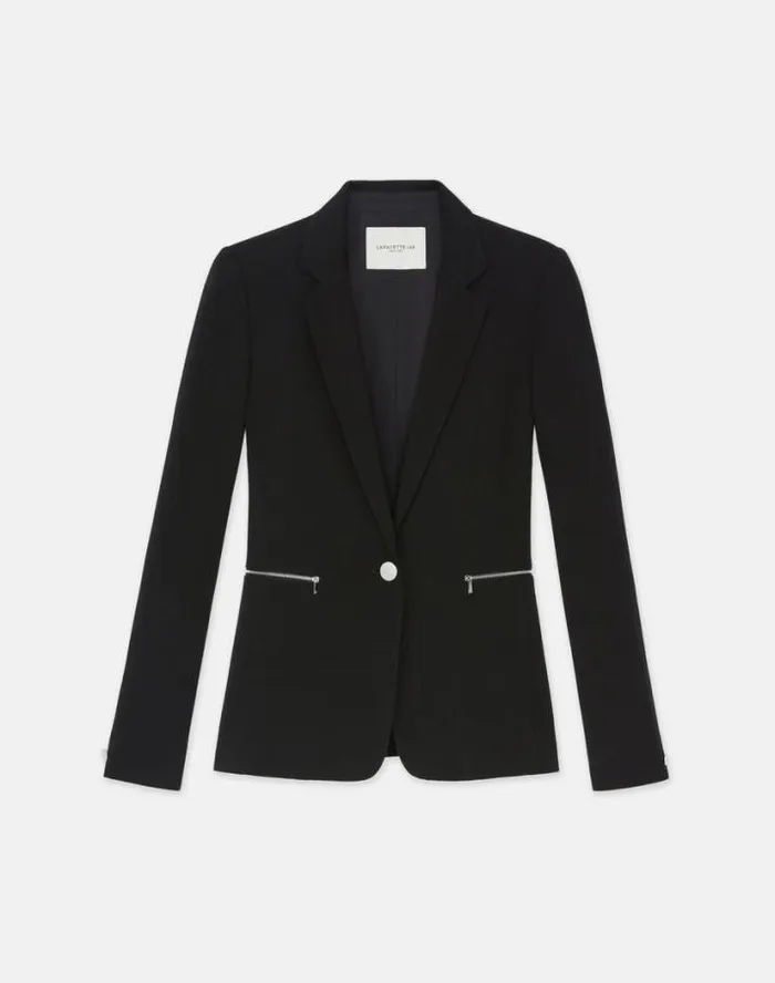 Lafayette 148 New York Punto Milano Lyndon Blazer Black Ready To Wear Jackets and Blazers Lafayette 148 New York Punto Milano Lyndon Blazer Black Ready To Wear Jackets and Blazers