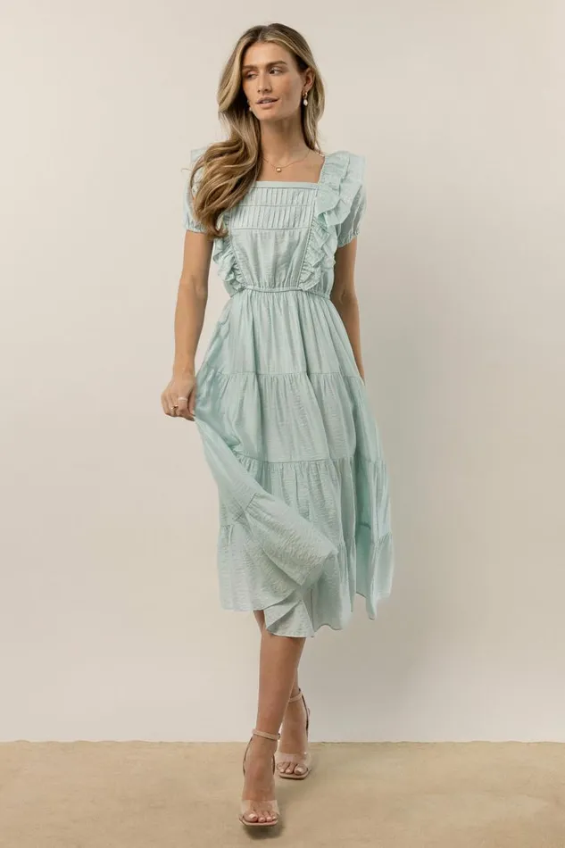 Laney Midi Dress In Mint 8211 FINAL SALE Mint Women Bohme Dresses