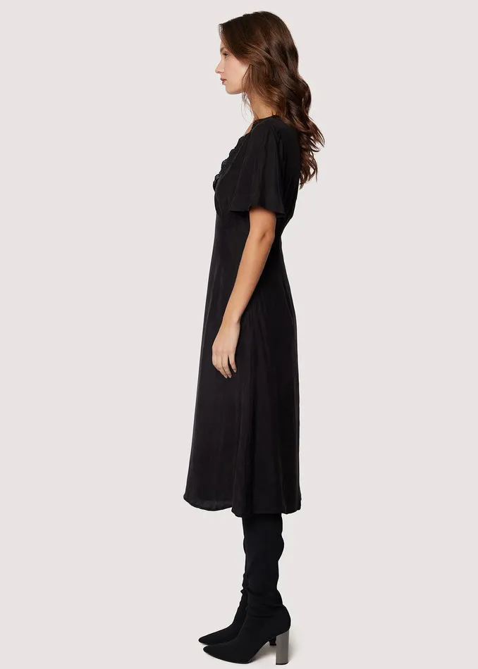 Lauretta Midi Dress Black Women Lost Wander Dresses