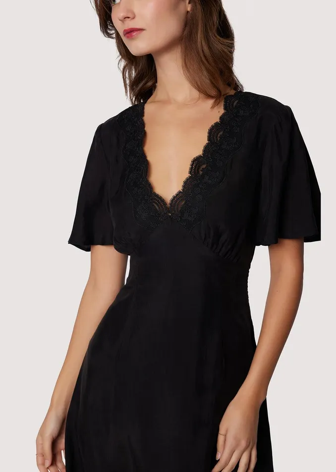 Lauretta Midi Dress Black Women Lost Wander Dresses