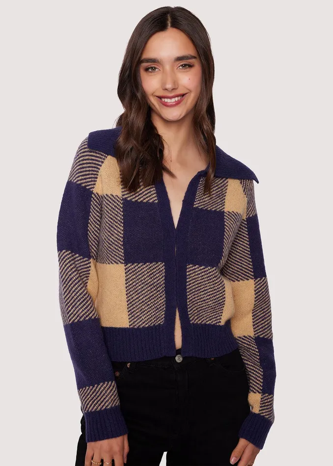 Lianna Cardigan Navymulti Women Lost Wander Sweaters
