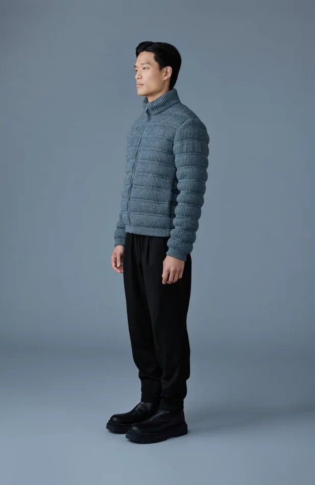 Light Down Jackets Men Mackage CHRISTOPHER Cashmere Light Down Jacket Carbon Mix Light Down Jackets Men Mackage CHRISTOPHER Cashmere Light Down Jacket Carbon Mix