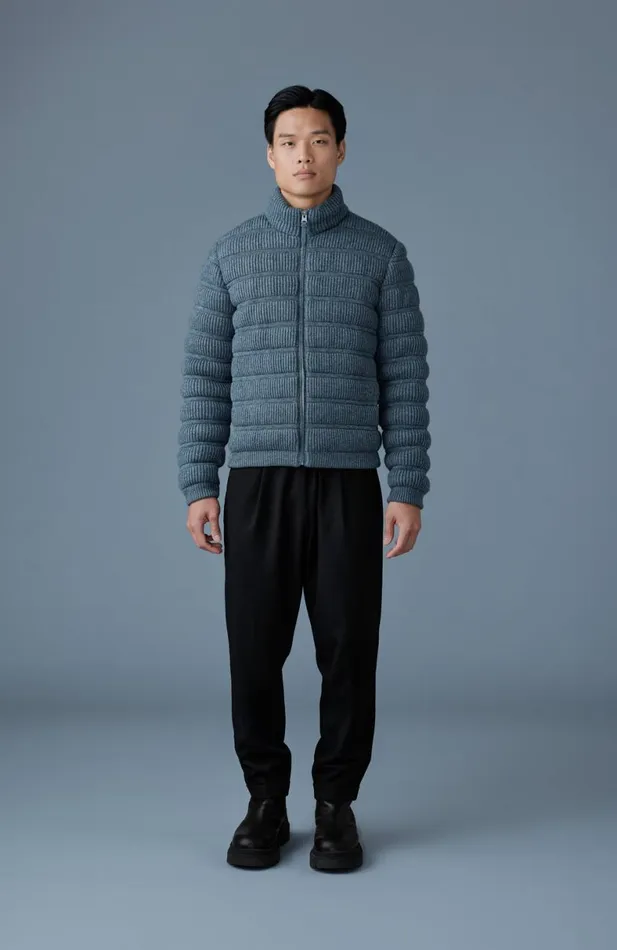 Light Down Jackets Men Mackage CHRISTOPHER Cashmere Light Down Jacket Carbon Mix Light Down Jackets Men Mackage CHRISTOPHER Cashmere Light Down Jacket Carbon Mix