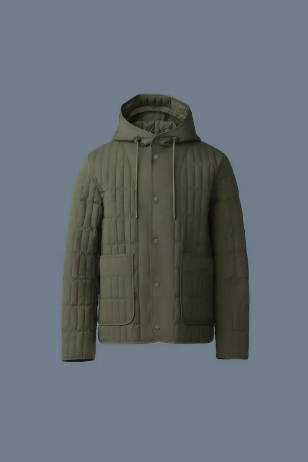 Light Down Jackets Men Mackage MILES Light Down Vertical Quilted Jacket Cream Light Down Jackets Men Mackage MILES Light Down Vertical Quilted Jacket Cream