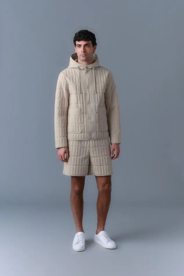 Light Down Jackets Men Mackage MILES Light Down Vertical Quilted Jacket Cream Light Down Jackets Men Mackage MILES Light Down Vertical Quilted Jacket Cream