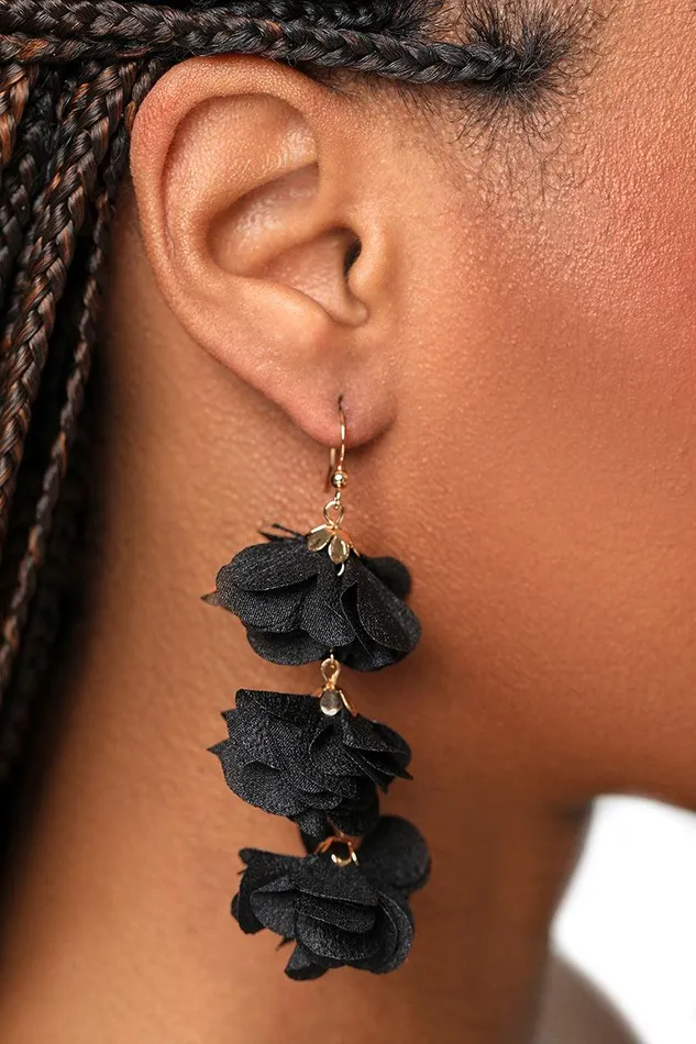 Lilly039s Kloset Jewelry Women Black Night Drop Earrings