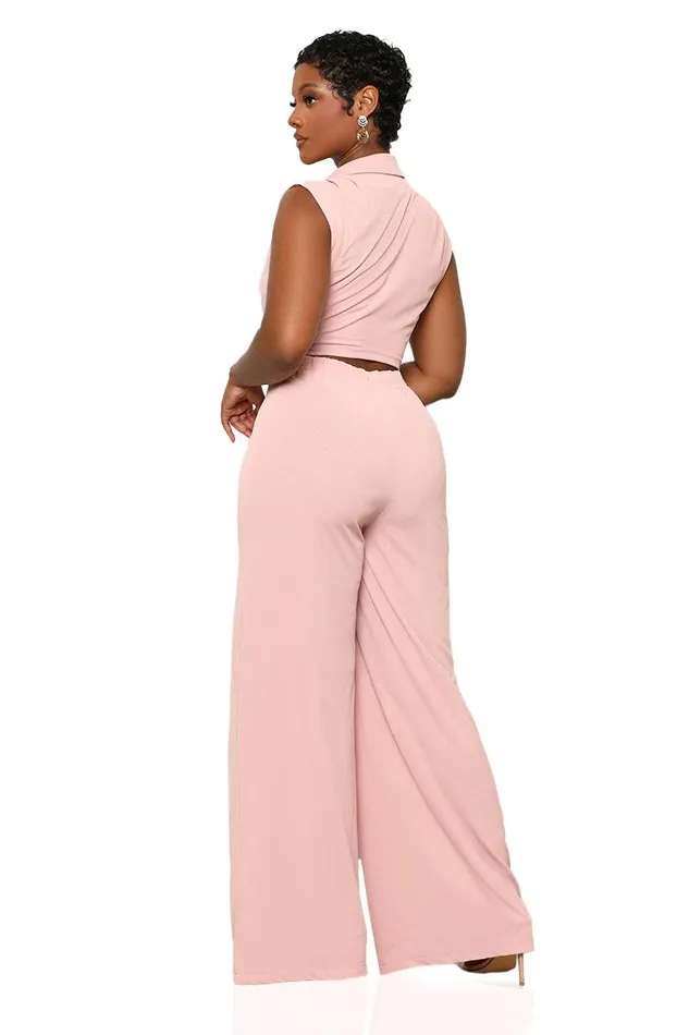 Lilly039s Kloset Jumpsuits and Rompers Women So Casual Jumpsuit PinkFINAL SALE