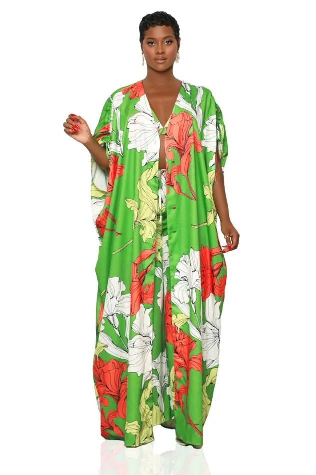 Lilly039s Kloset Sets Women Tropic Fusion 3Piece Pants SetFINAL SALE