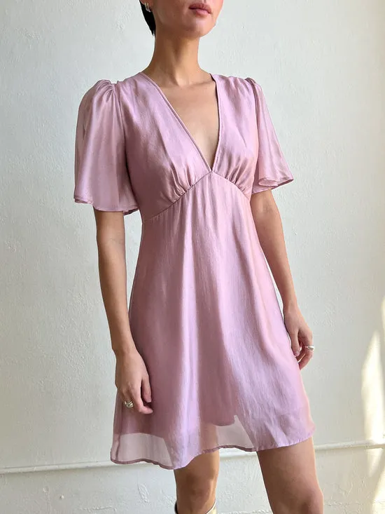 Lisa Says Gah Dresses Women Grace Mini Dress Ballet Pink Organza Lisa Says Gah Dresses Women Grace Mini Dress Ballet Pink Organza