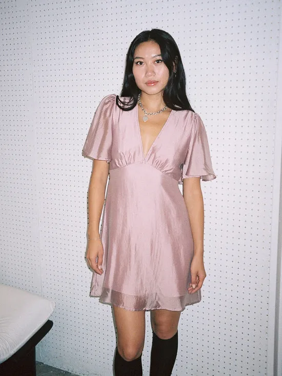 Lisa Says Gah Dresses Women Grace Mini Dress Ballet Pink Organza Lisa Says Gah Dresses Women Grace Mini Dress Ballet Pink Organza