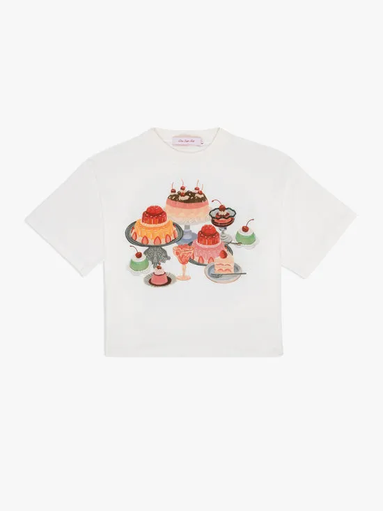 Lisa Says Gah Tops Women Charlie Tee Dessert Table