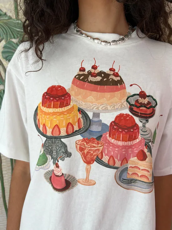 Lisa Says Gah Tops Women Charlie Tee Dessert Table